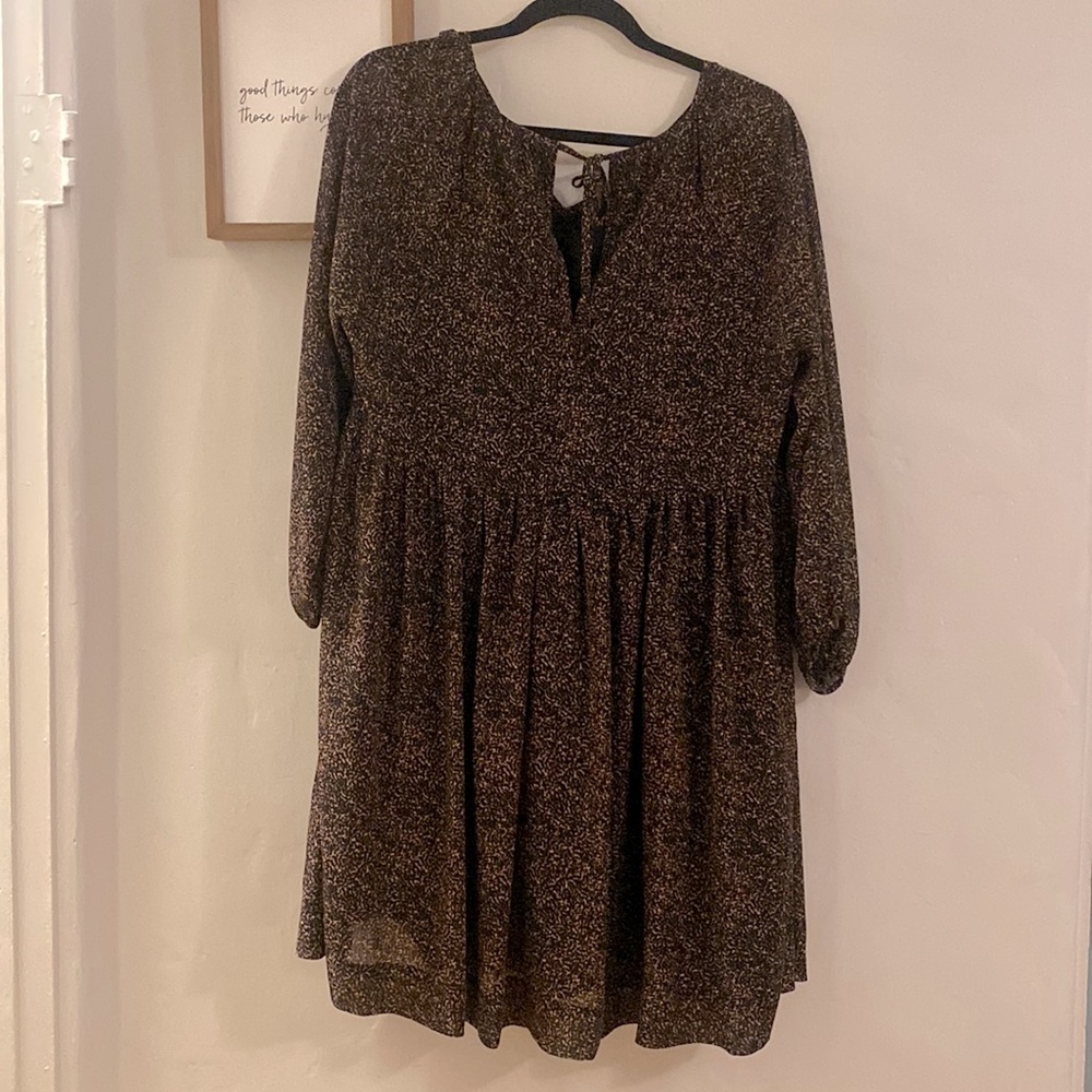 Madewell babydoll knee length pattern dress